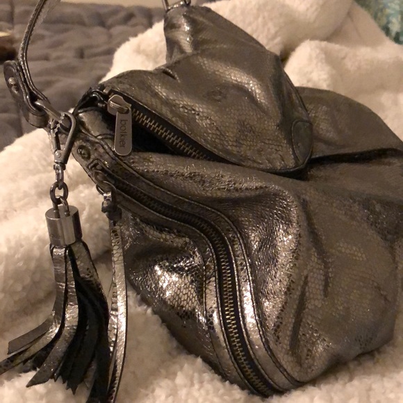 (Gifted) Botkier Metallic Snake Skin Hobo - Picture 4 of 8